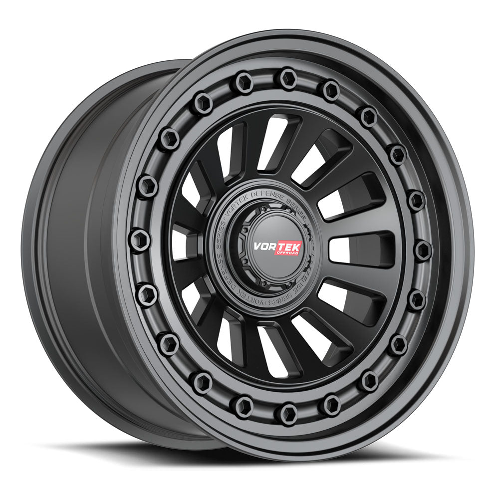 VORTEK VRD-702 18X9 12 BLANK MATTE BLACK