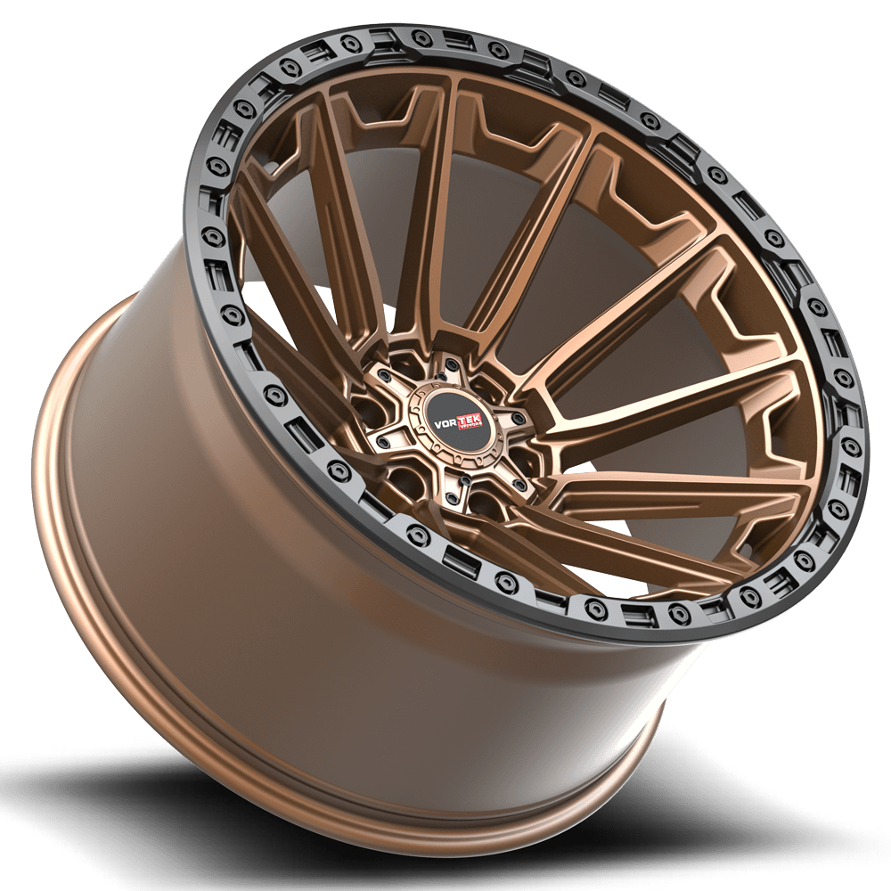 Vortek VRT-601-R 17x9 12 6x135/6x139.7 Matte Bronze With Black Bead Ring 6011795712MZBR-R