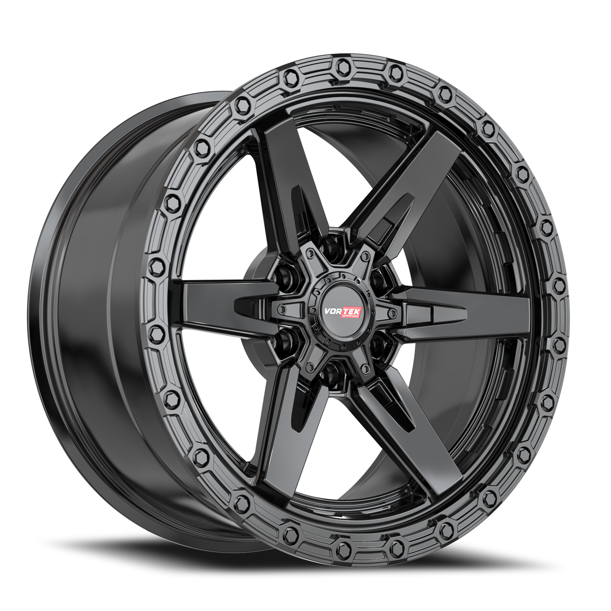 VORTEK VRT-602 17X9 12 6X135/6X139.7 SATIN BLACK