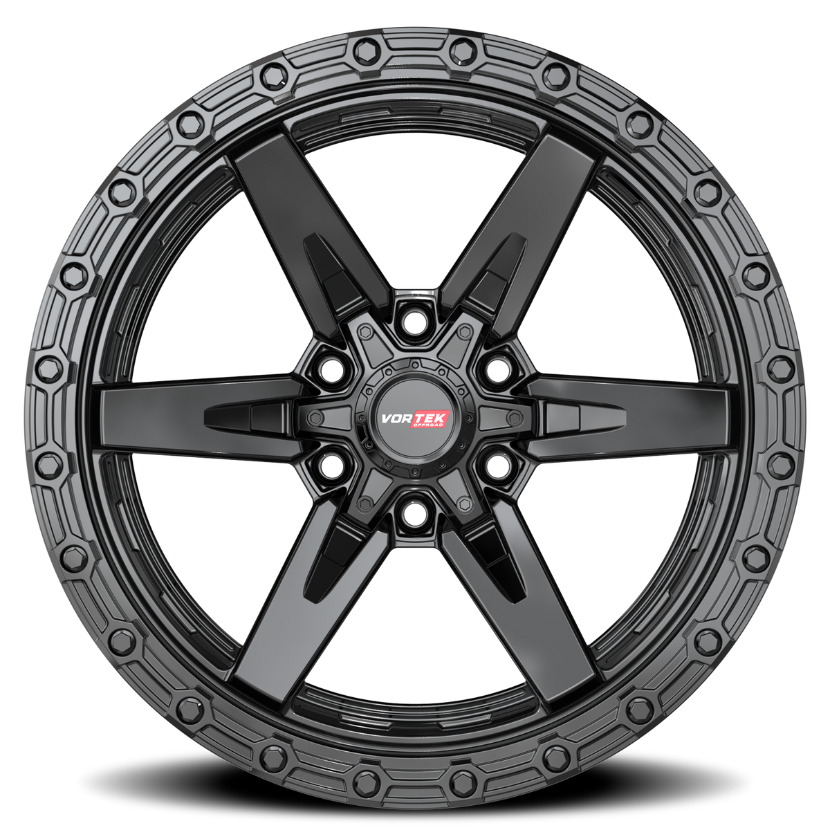 VORTEK VRT-602 17X9 12 6X135/6X139.7 SATIN BLACK