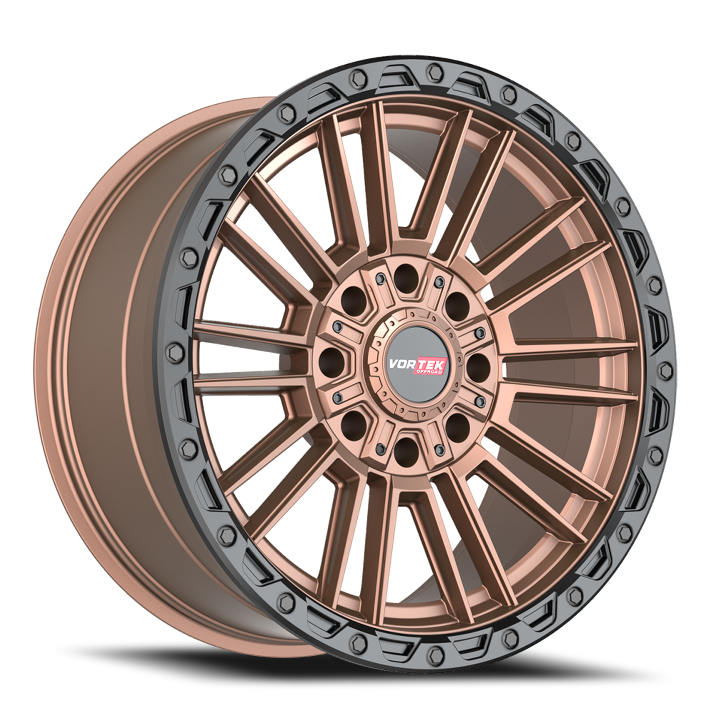 VORTEK VRT-604 22X10 -18 8X170/8X180 MATTE BRONZE WITH BLACK BEAD RING