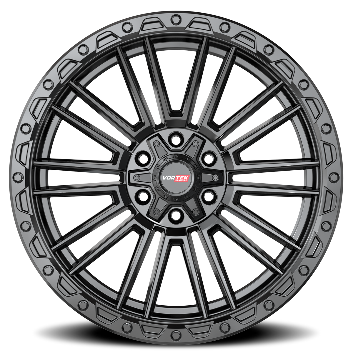 VORTEK VRT-604 20X9.5 -18 6X135/6X139.7 SATIN BLACK