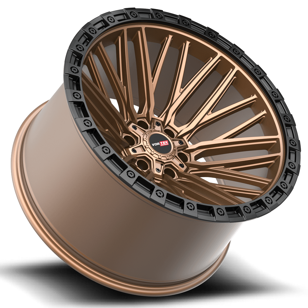Vortek VRT-608-R 17x9 0 6x135/6x139.7 Matte Bronze With Black Bead Ring 608179570MZBR-R