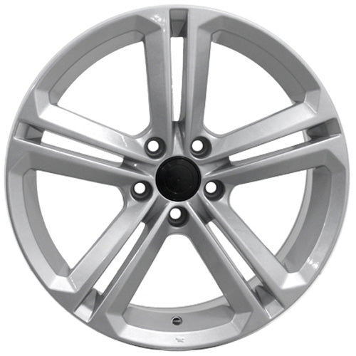 18" Replica Wheel VW18 Fits Volkswagen Jetta 18x8 Silver Wheel