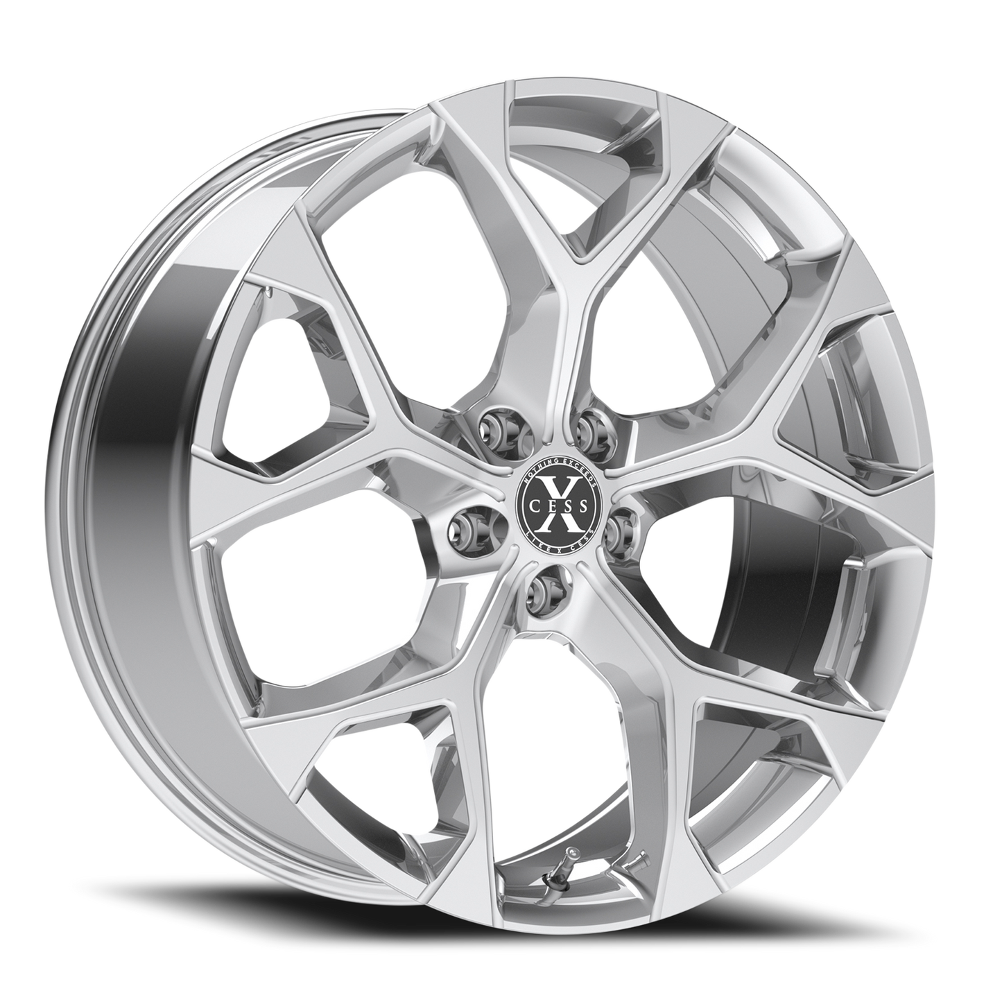XCESS X05 5 FLAKE 24X9 35MM 5X114.3 CHROME | X0549051435C