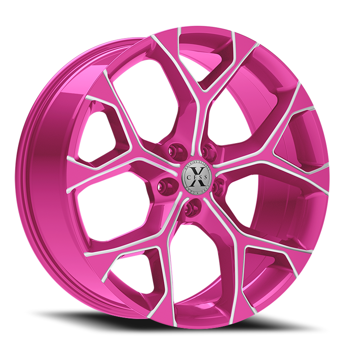 XCESS X05 5 FLAKE 20X8.5 35MM 5X114.3 CANDY PINK MILLED | X05051435PKML
