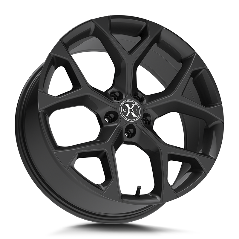 XCESS X05 5 FLAKE 22X9 35MM BLANK ALL GLOSS BLACK | X0529000035GB