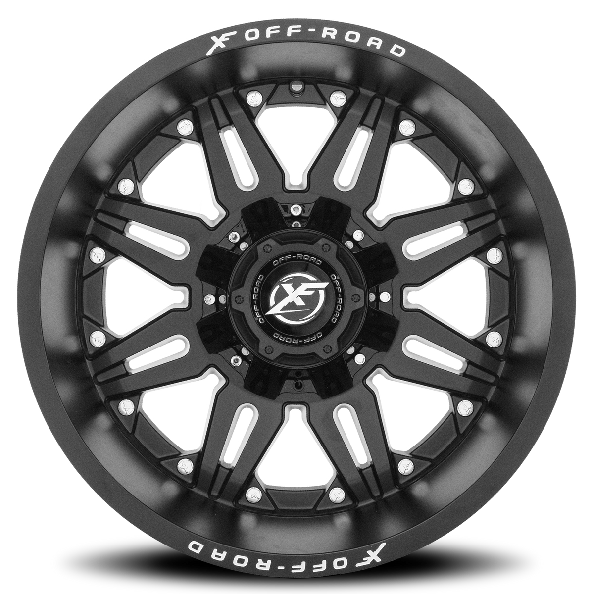 XF OFF-ROAD XF-204 22X10 25 6X135/6X139.7 MATTE BLACK