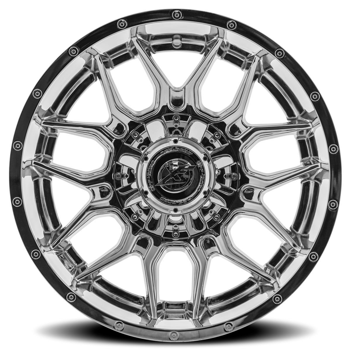 XF OFF-ROAD XF-222 20X12 -44 8X170/8X165.1 CHROME