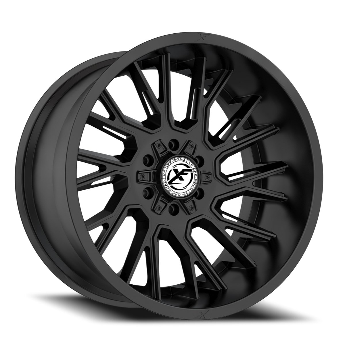 XF OFF-ROAD XF-230 22X10 -24 6X135/6X139.7 SATIN BLACK