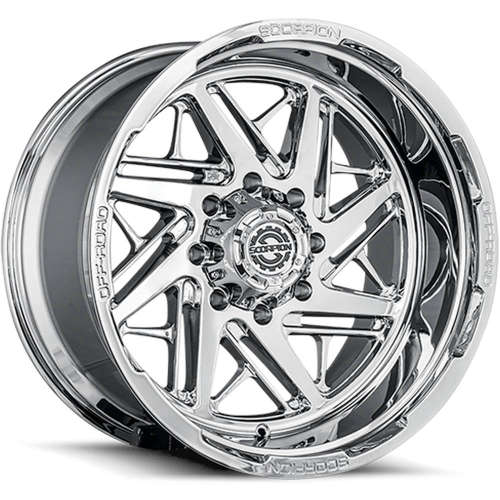 SCORPION DEMOLITION 20X9 -12 6X135/6X139.7 CHROME