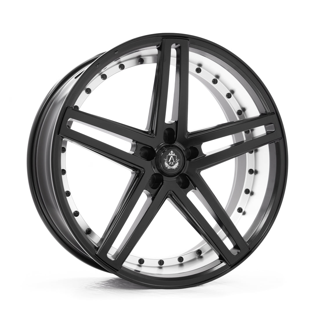 AXE EX20 20x8.5 38 5x108 GLOSS BLACK