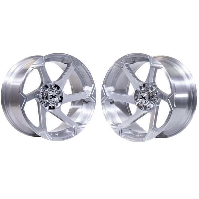 Xtreme Force XF-11 22x12 -51 5X127 (5x5)/5x139.7 (5x5.5) Full Brushed (right)