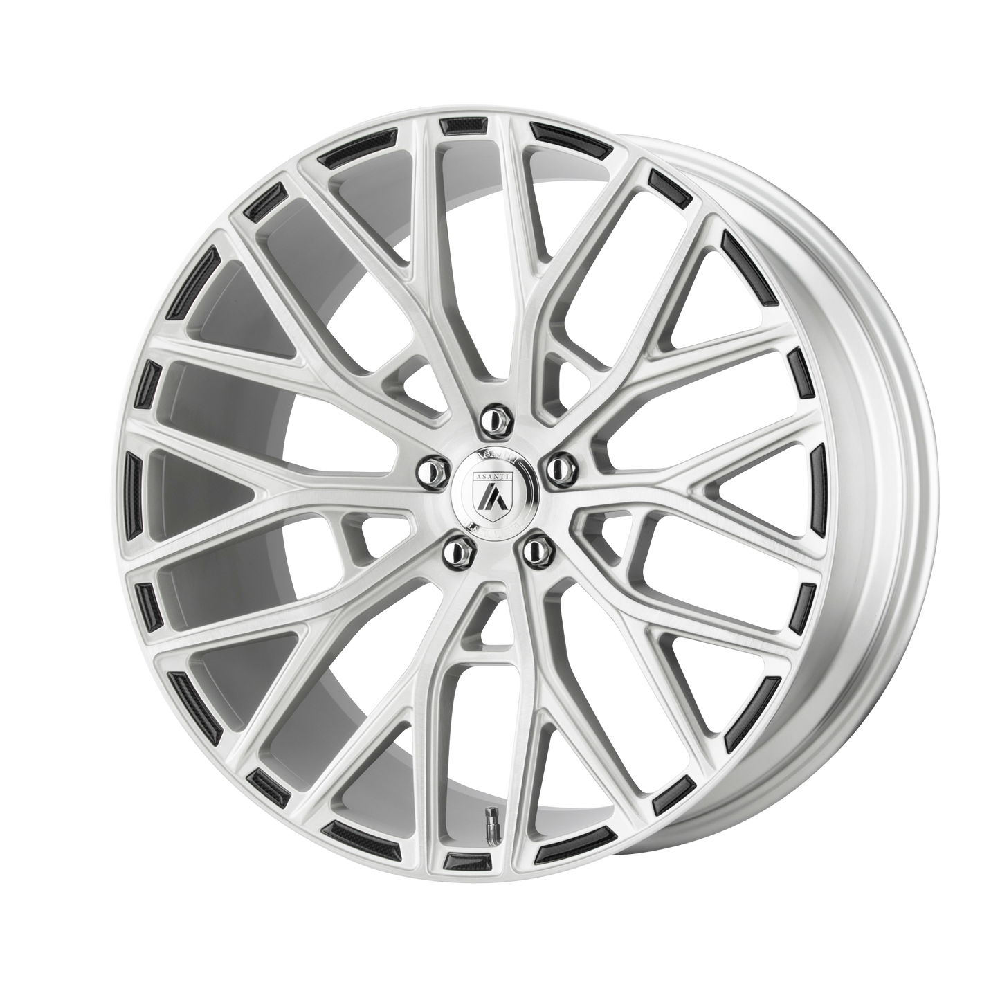ASANTI BLACK ABL-21 LEO 20x10.5 27 5x112 BRUSHED SILVER