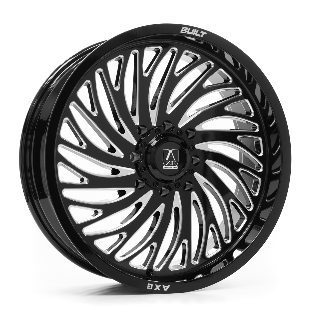 AXE HYDRA UTV 20x7 10 4x137,4x156 GLOSS BLACK MILLED