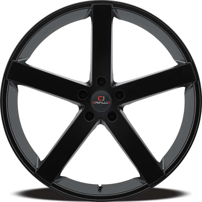 CAVALLO CLV-5 22X9 35 5X120 GLOSS BLACK