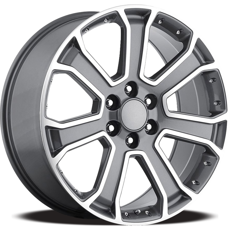 O.E. REVOLUTION G-06 24X10 31 6X139.7 GUNMETAL & MACHINED