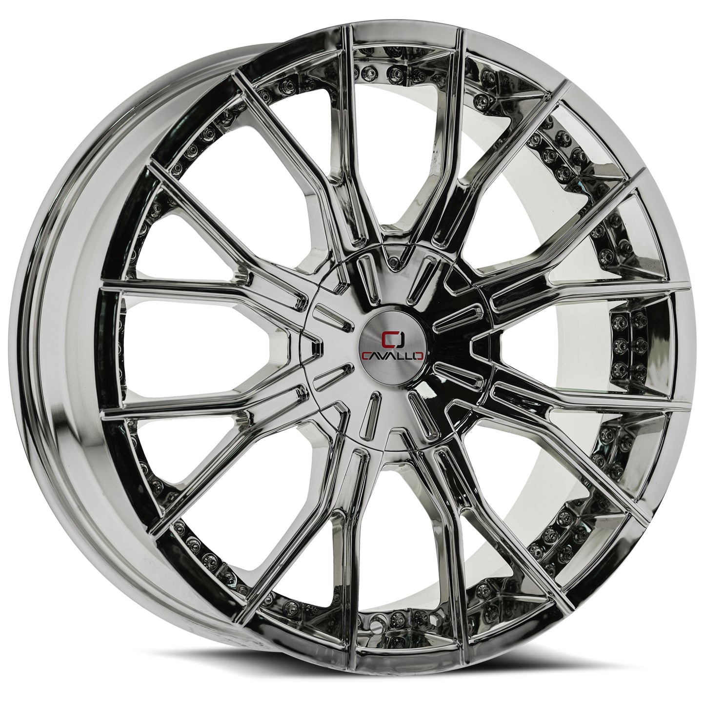 Cavallo CLV-36 18x8 35 4x100/4x114.3 Nano Chrome CLV-36188041001143+35NC
