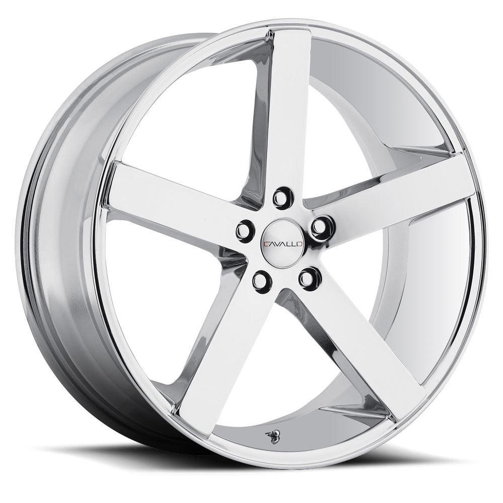 CAVALLO CLV-5 22X10.5 20 5X115 CHROME