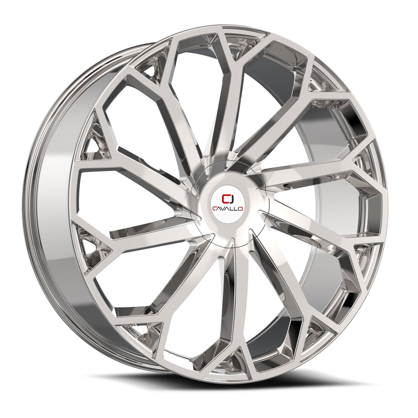 Cavallo CLV-51 22x8.5 38 5x112/5x114.3 Nano Chrome CLV-51228551121143+38NC