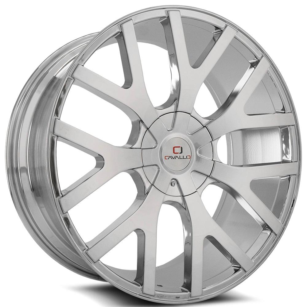 CAVALLO CLV-15 22X8.5 38 5X112/5X114.3 CHROME