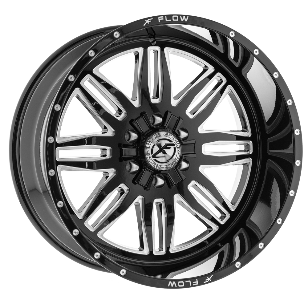 XFX Flow XFX-303 24x14 -76 5x127/5x139.7 Gloss Black & Milled XFX-303241451271397-76BMW