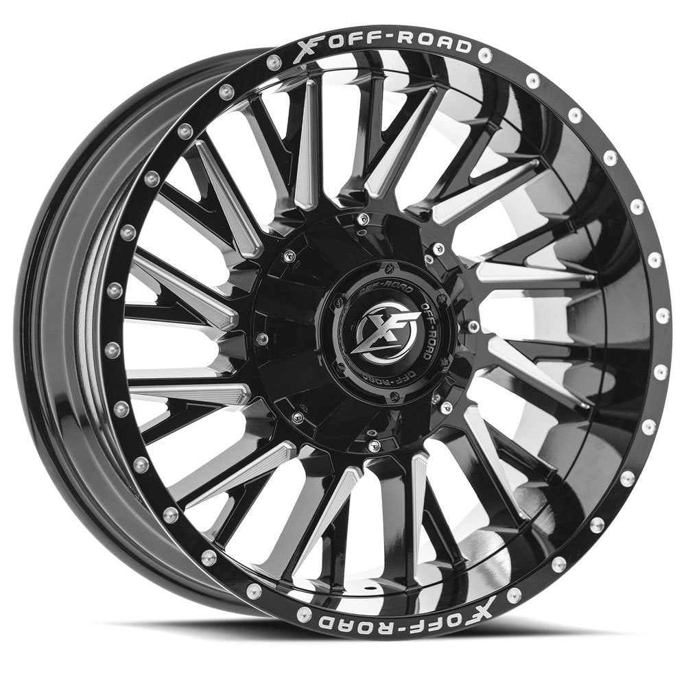XF Off-Road XF-226 20x10 -12 6x135/6x139.7 Gloss Black & Milled XF-226201061351397-12GBML