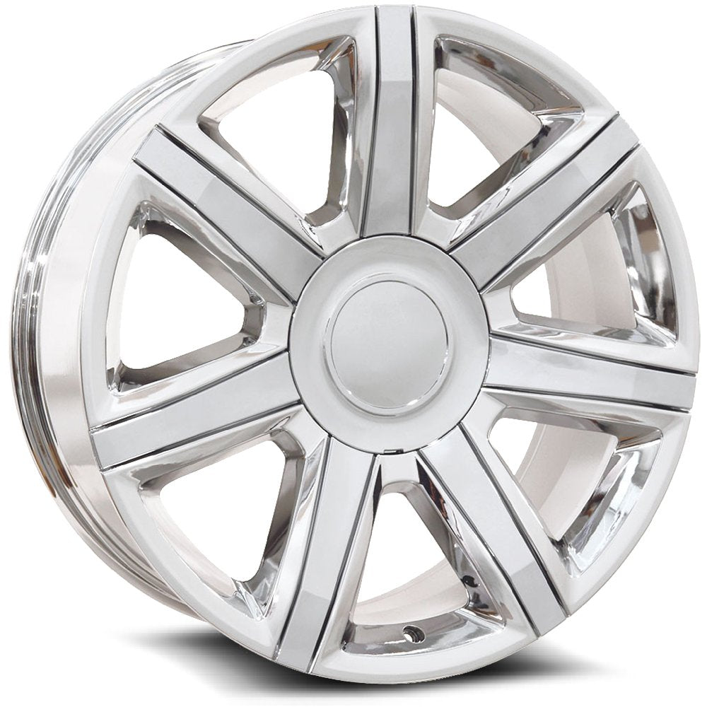 O.E. REVOLUTION D-05 24X10 31 6X139.7 CHROME
