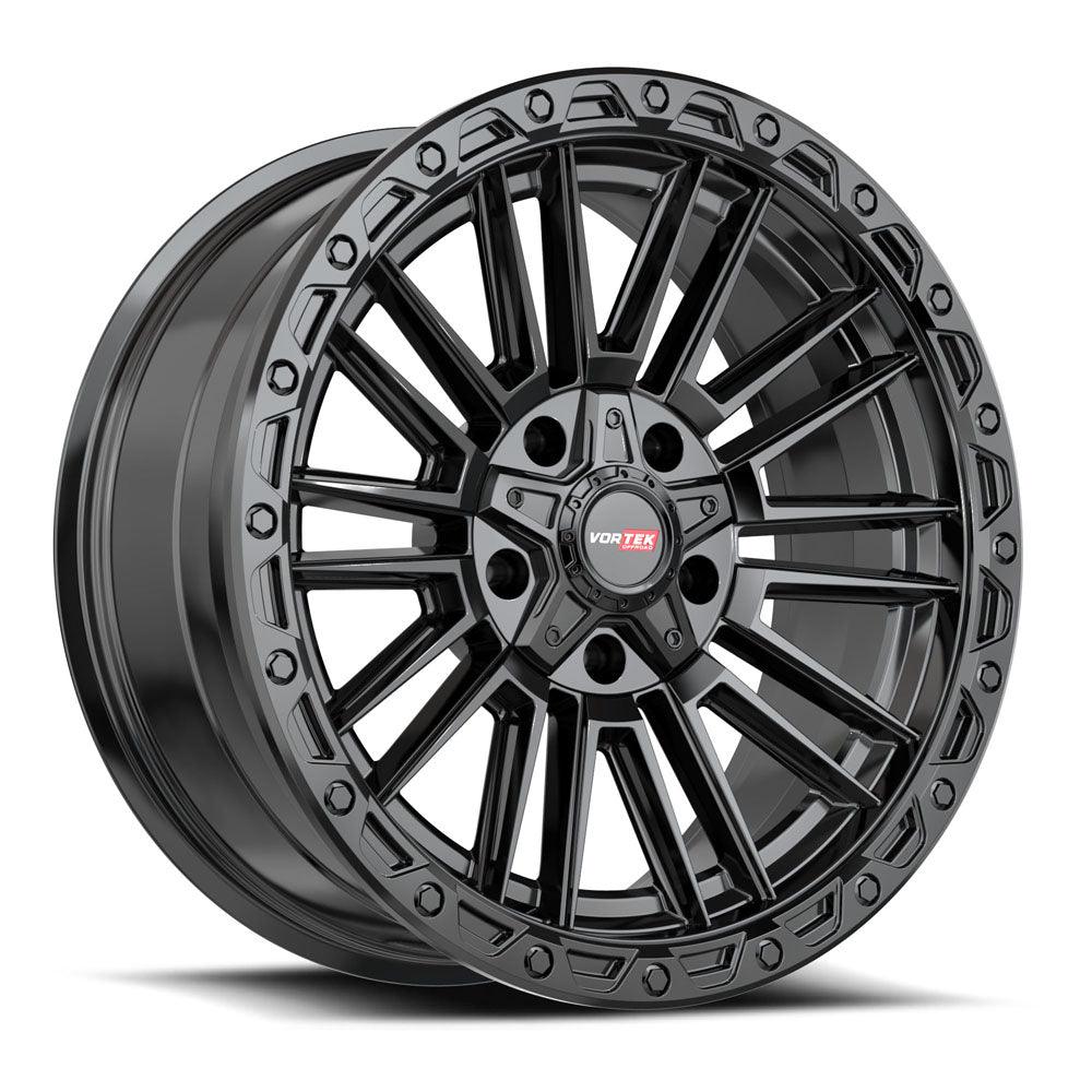 VORTEK VRT-604 22X10 -18 5X127/5X139.7 SATIN BLACK