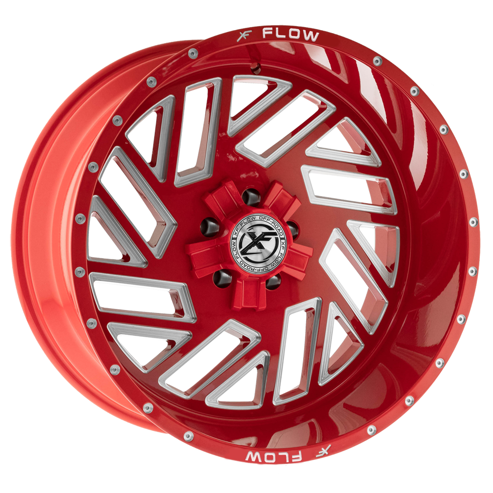 XFX Flow XFX-304 22x12 -44 5x139.7/5x150 Red & Milled XFX-304221251397150-44RM