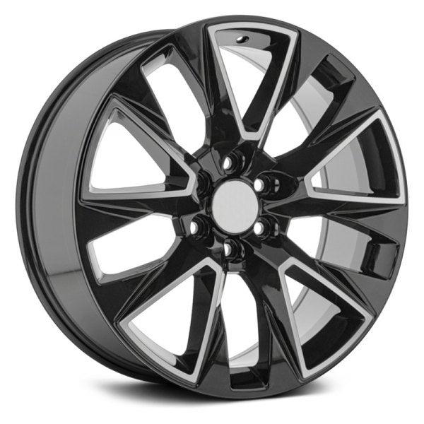 O.E. REVOLUTION C-14 22X9 31 6X139.7 GLOSS BLACK & MACHINED