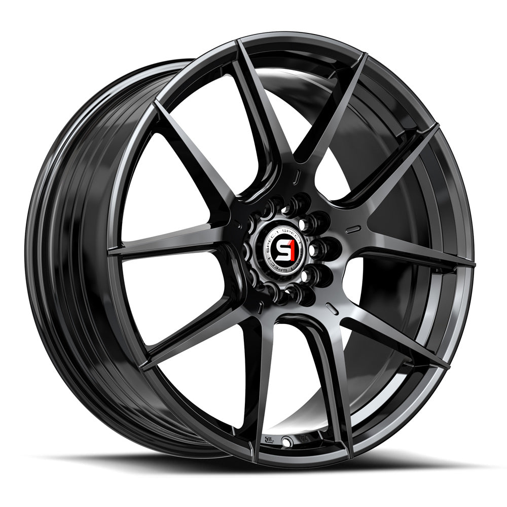 Spec-1 SP-71 17x8 42 5x114.3/5x120 Gloss Black SP-711783842GB