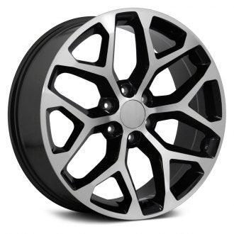O.E. REVOLUTION G-09 26X10 31 6X139.7 GLOSS BLACK & MACHINED