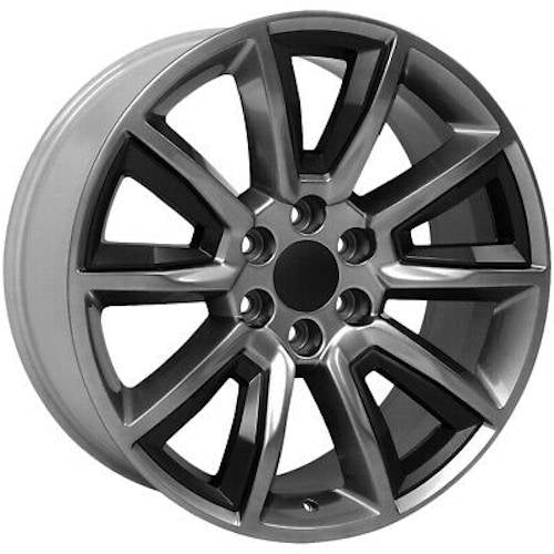 O.E. REVOLUTION C-08 26X10 31 6X139.7 GUNMETAL + BLACK INSERTS