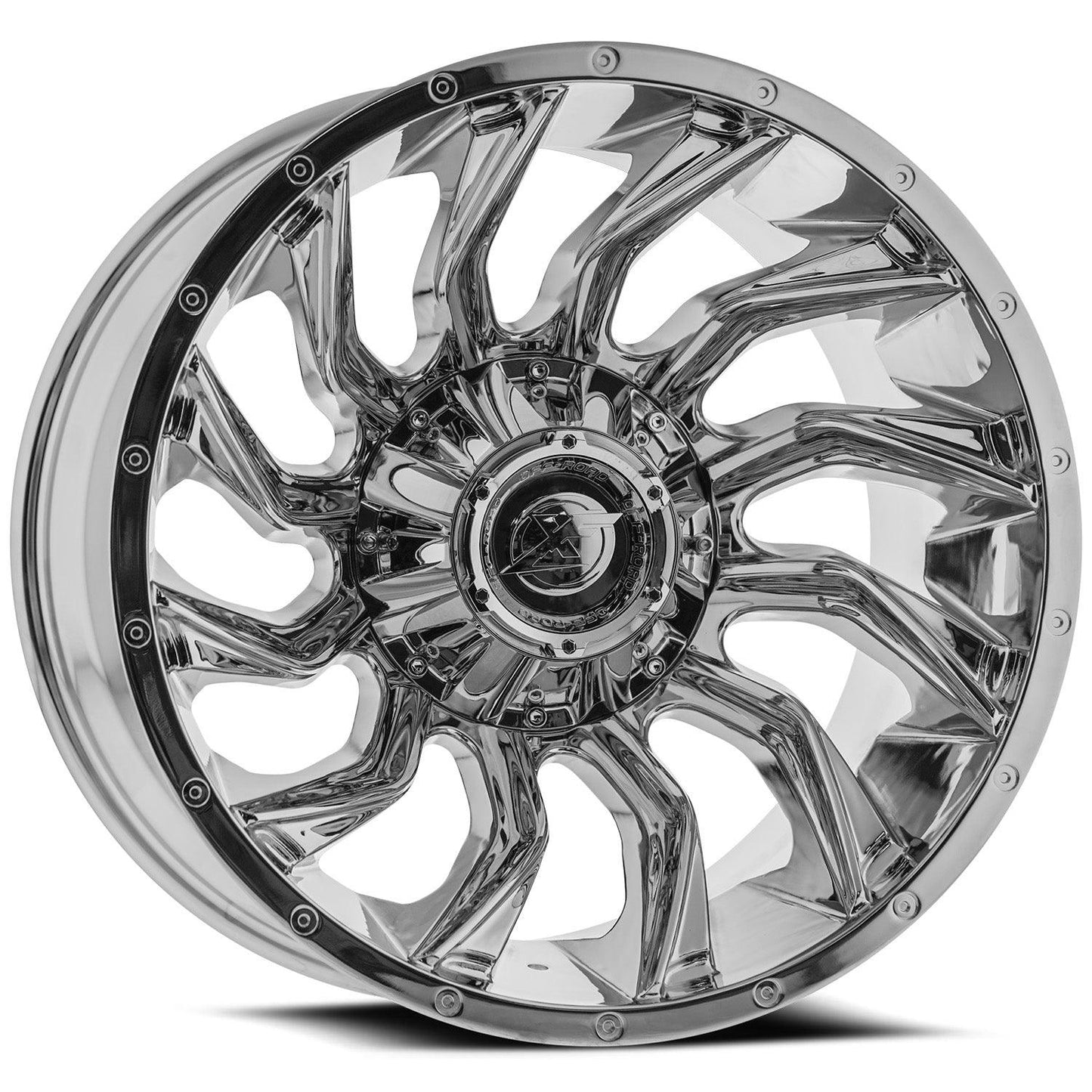 XF OFF-ROAD XF-224 22X12 -44 5X127/5X139.7 CHROME