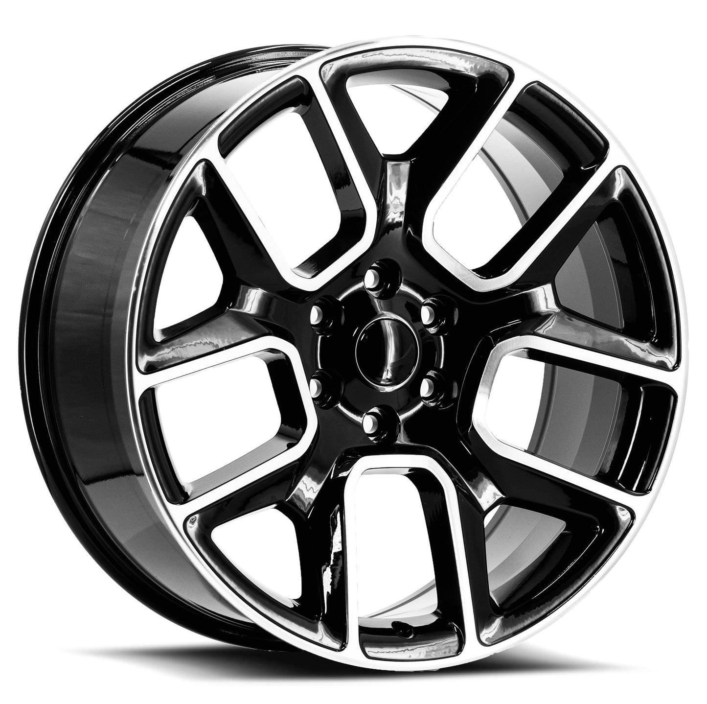 O.E. REVOLUTION C-16 22X9 24 6X139.7 GLOSS BLACK & MACHINED