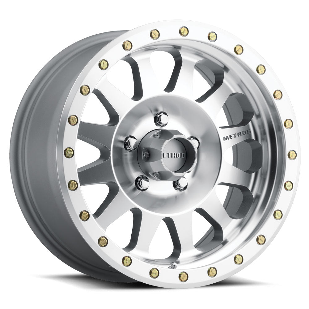 Method 304 20x10 5x139.7 (5x5.5) -18mm Double Standard Machined - Clear Coat MR30421055318N