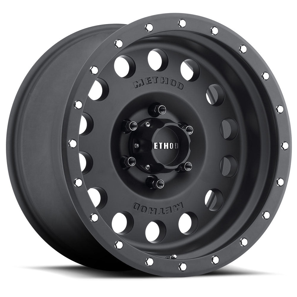 Method 307 17x8.5 6x139.7 (6x5.5) 0mm Hole Matte Black MR30778560500