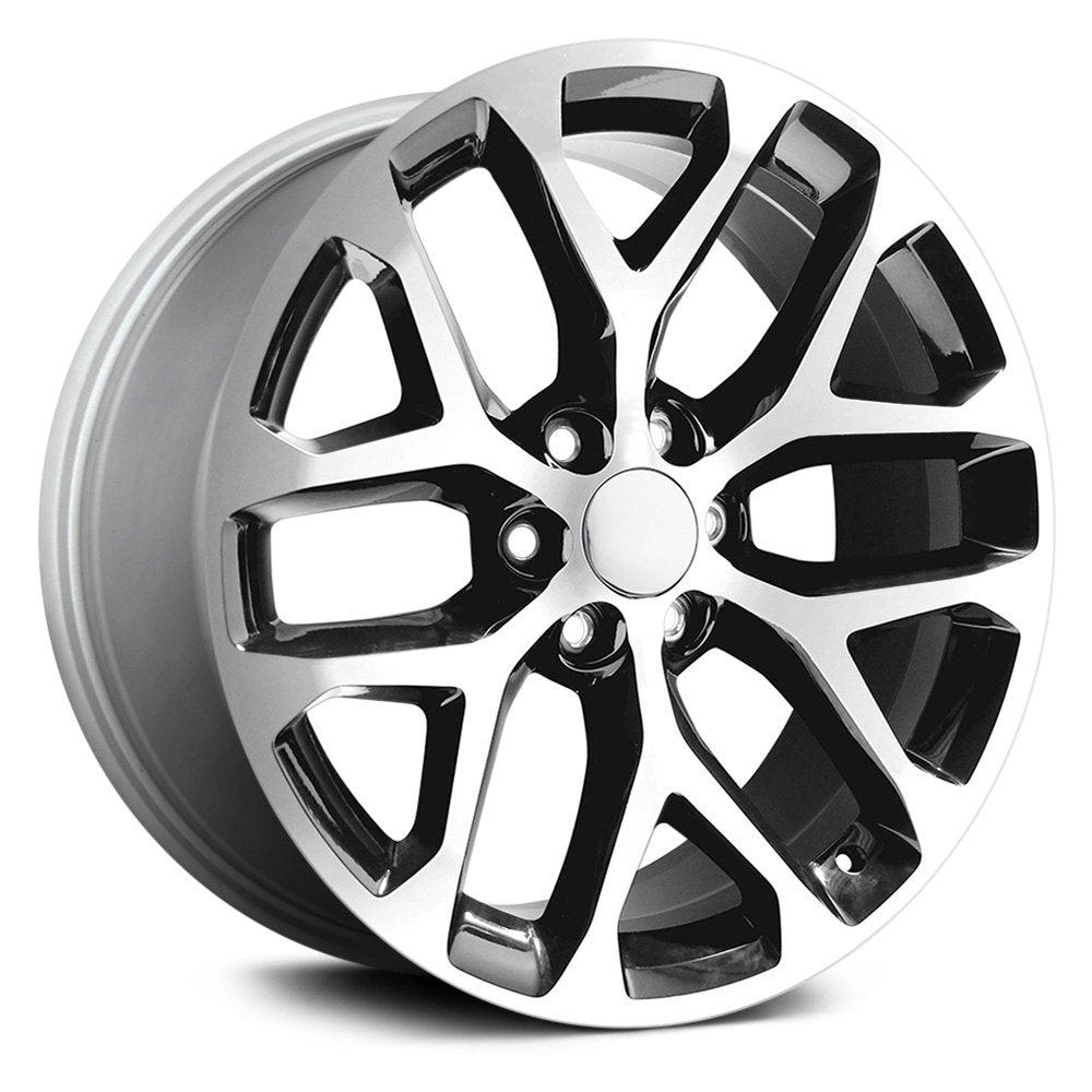 PERFORMANCE REPLICAS PR177 22X9 24 6X139.7/6X5.5 Gloss Black Machined Face