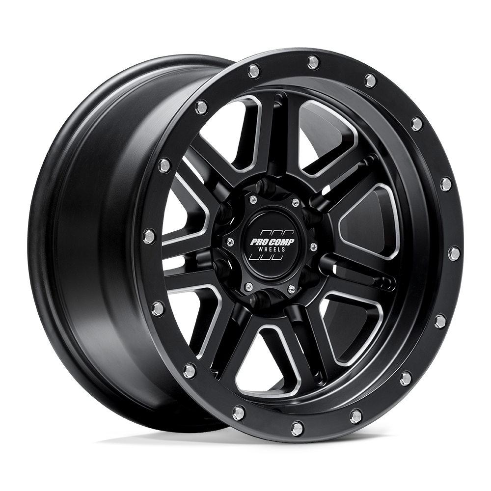 Pro Comp Alloys PA62 APEX - 17x9 -6mm 6x139.7 SATIN BLACK MILLED Wheel | PXA5162-7983