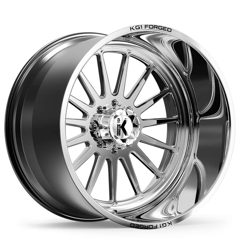 KG1 Forged Rays KF016 26x16 -101 8x180 Polished KF016261688PS