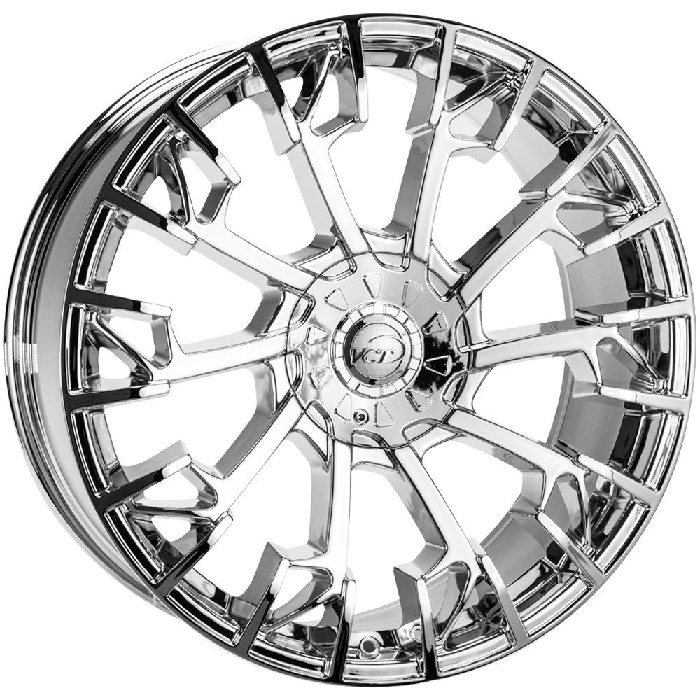 VCT Hangman 22x9 5x115/5x120 +15mm Chrome Wheel Rim 22" Inch HNG-22951520+15C