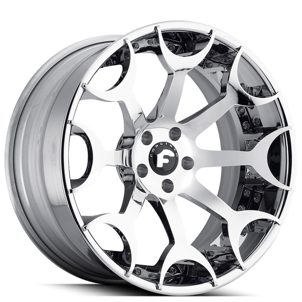 20" Forgiato Wheels Capolavaro-ECL Chrome Forged Rims