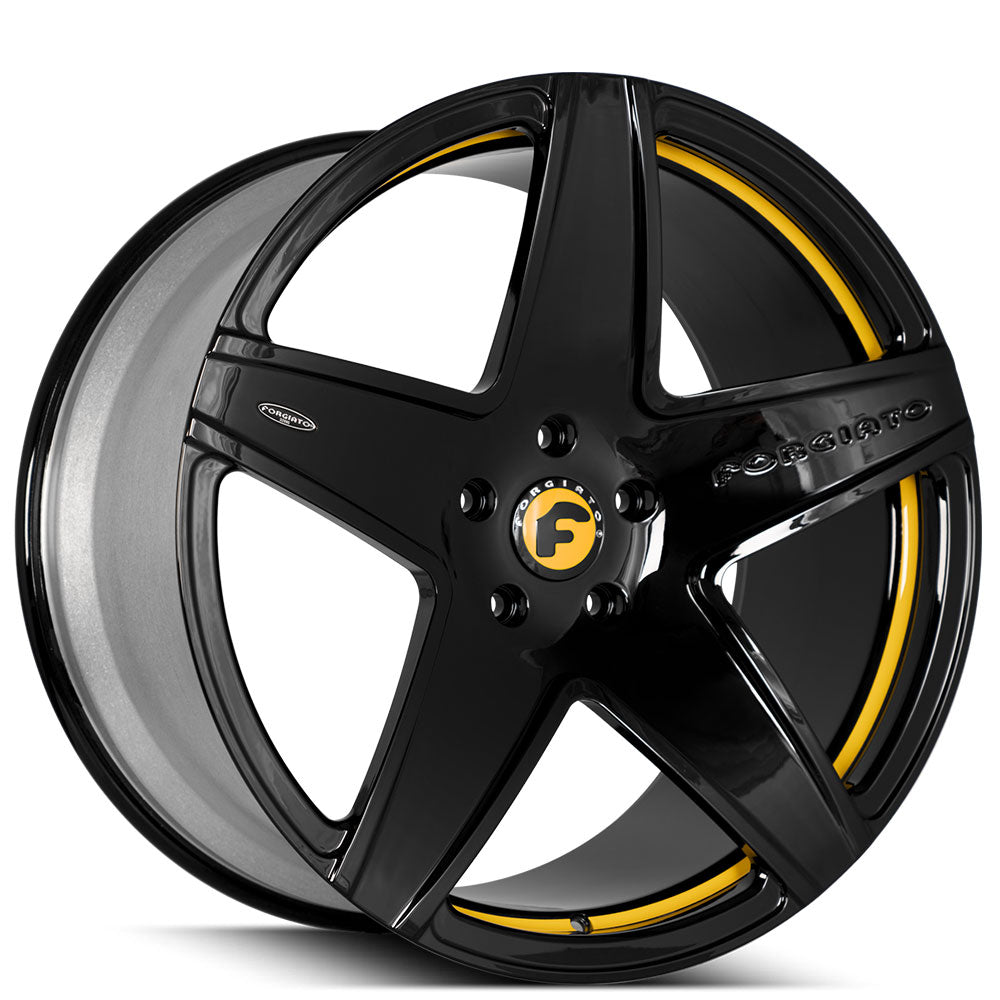 22" Staggered Forgiato Wheels Classico-M Custom 2 Tone Forged Rims