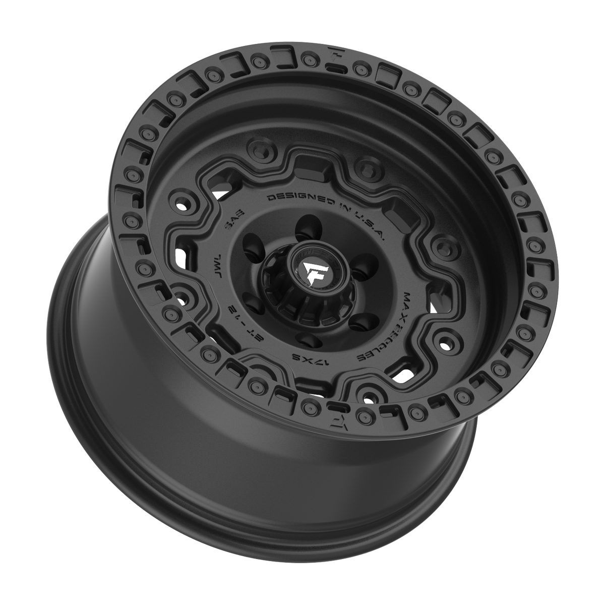 FITTIPALDI OFFROAD FT100SB 17X9, PCD 6X135, ET -12, CB 87.1-SATIN BLACK