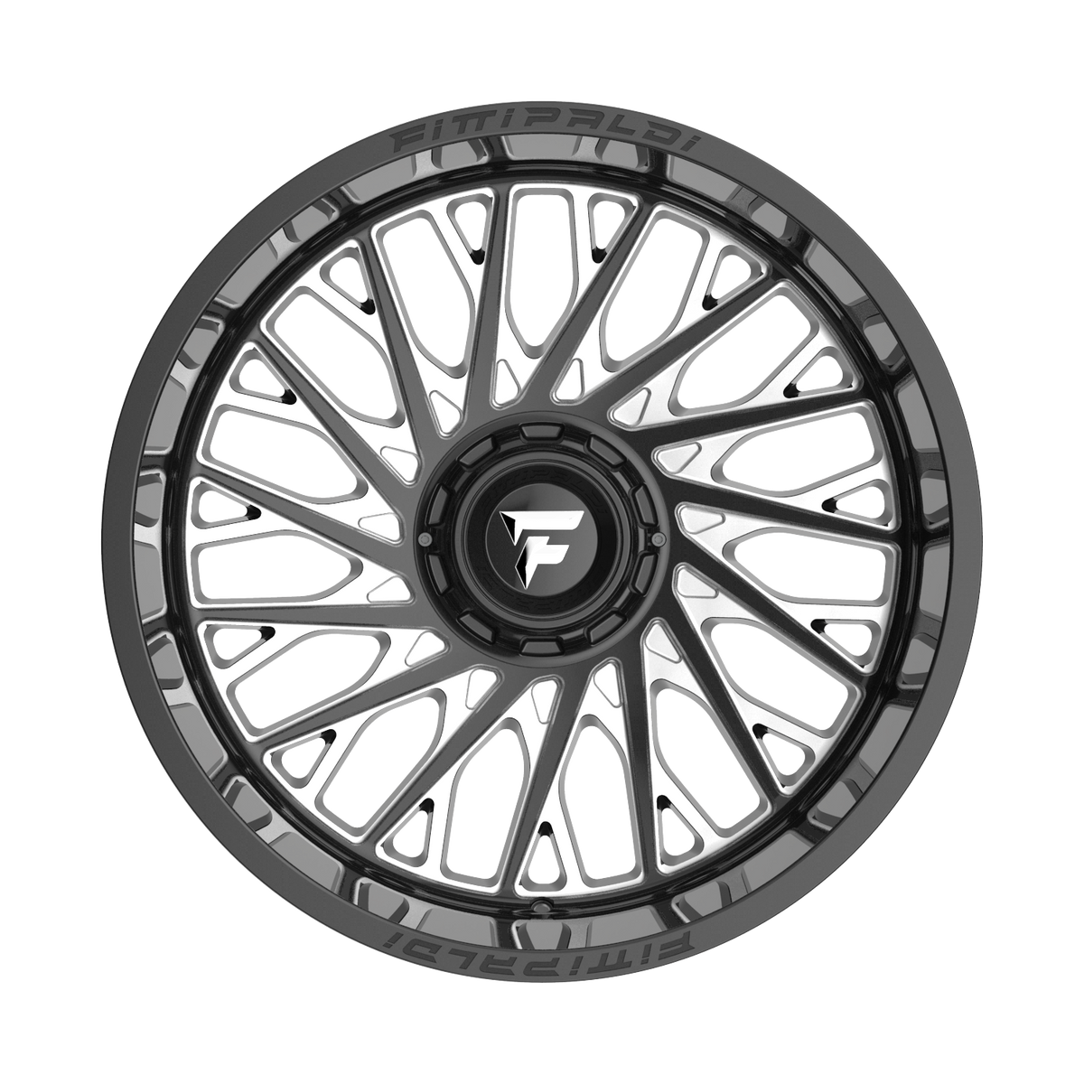 FITTIPALDI OFFROAD FA08BM 22X12, PCD 6X135/6X5.50, ET -44, CB 106.2-GLOSS BLACK MILLED