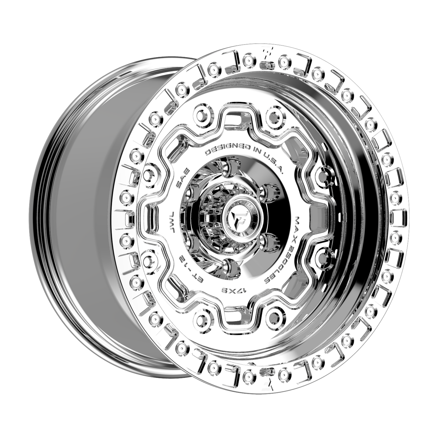 FITTIPALDI OFFROAD FT101MC 17X9, PCD 6X5.50, ET -12, CB 106.2-MIRROR COAT