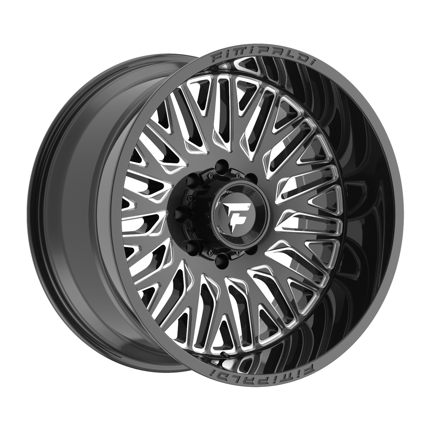 FITTIPALDI OFFROAD FA07BM 22X12, PCD 8X6.50, ET -44, CB 125.2-GLOSS BLACK MILLED