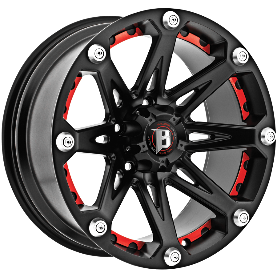 BALLISTIC 814 JESTER 18X9 6X139.7 +00 FLAT BLACK