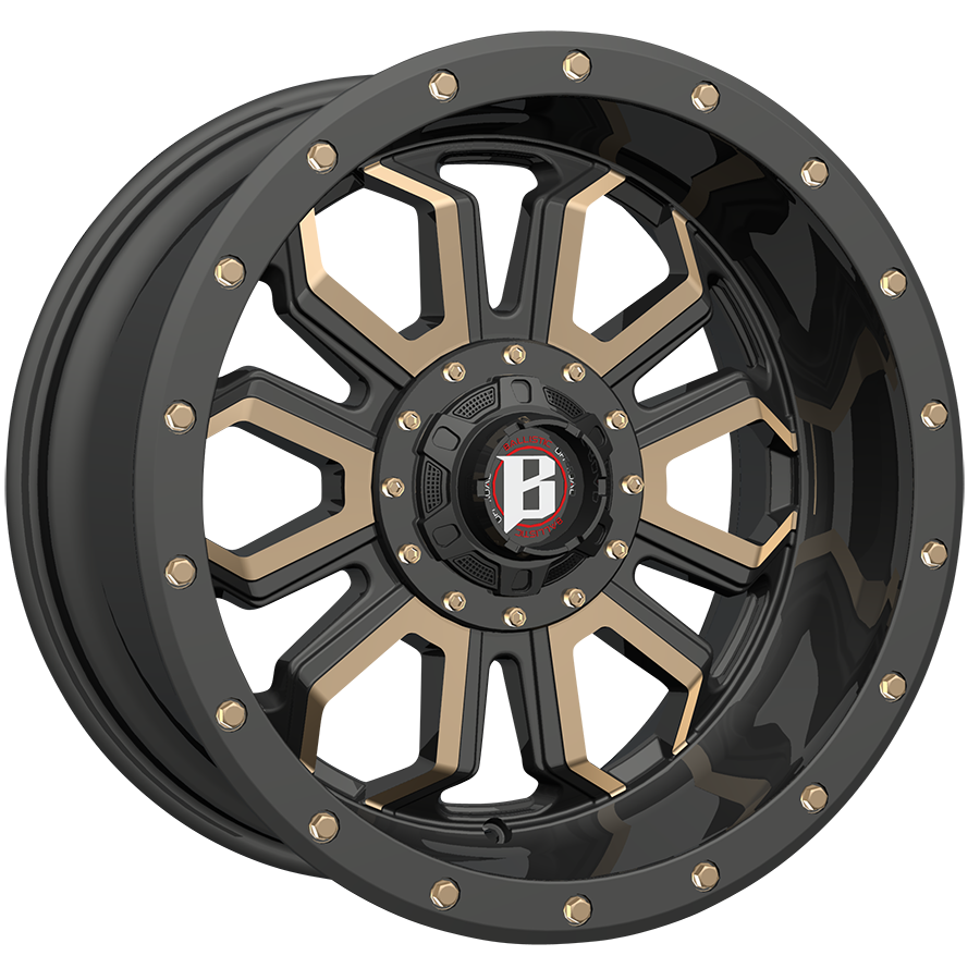 BALLISTIC 967-SABER 20X9 6X135/139.7 +12 FLAT BLACK-BRONZE WHEEL